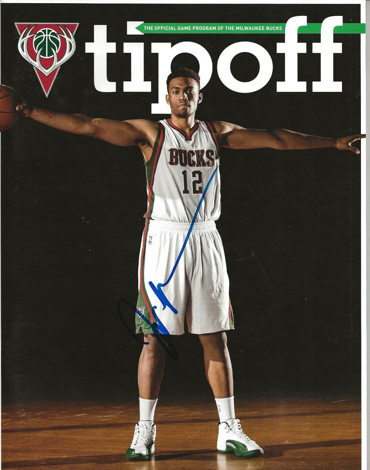Jabari Parker signed Official Milwaukee Bucks Game Program autographed Collectible Memorabilia