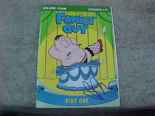 FAMILY GUY MILA KUNIS SIGNED DVD COVER VOL. 4 #1 Collectible Memorabilia