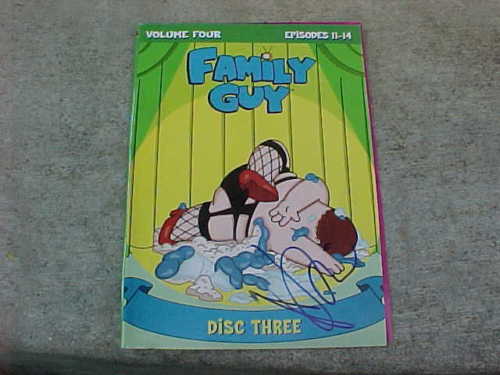 FAMILY GUY MILA KUNIS SIGNED DVD COVER VOL. 4 #3 Collectible Memorabilia