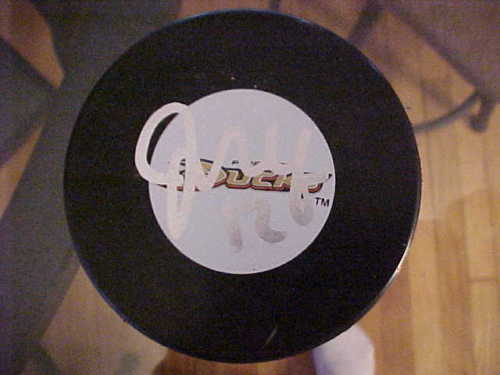 ANAHEIM DUCKS JOSH GREEN SIGNED PUCK Collectible Memorabilia