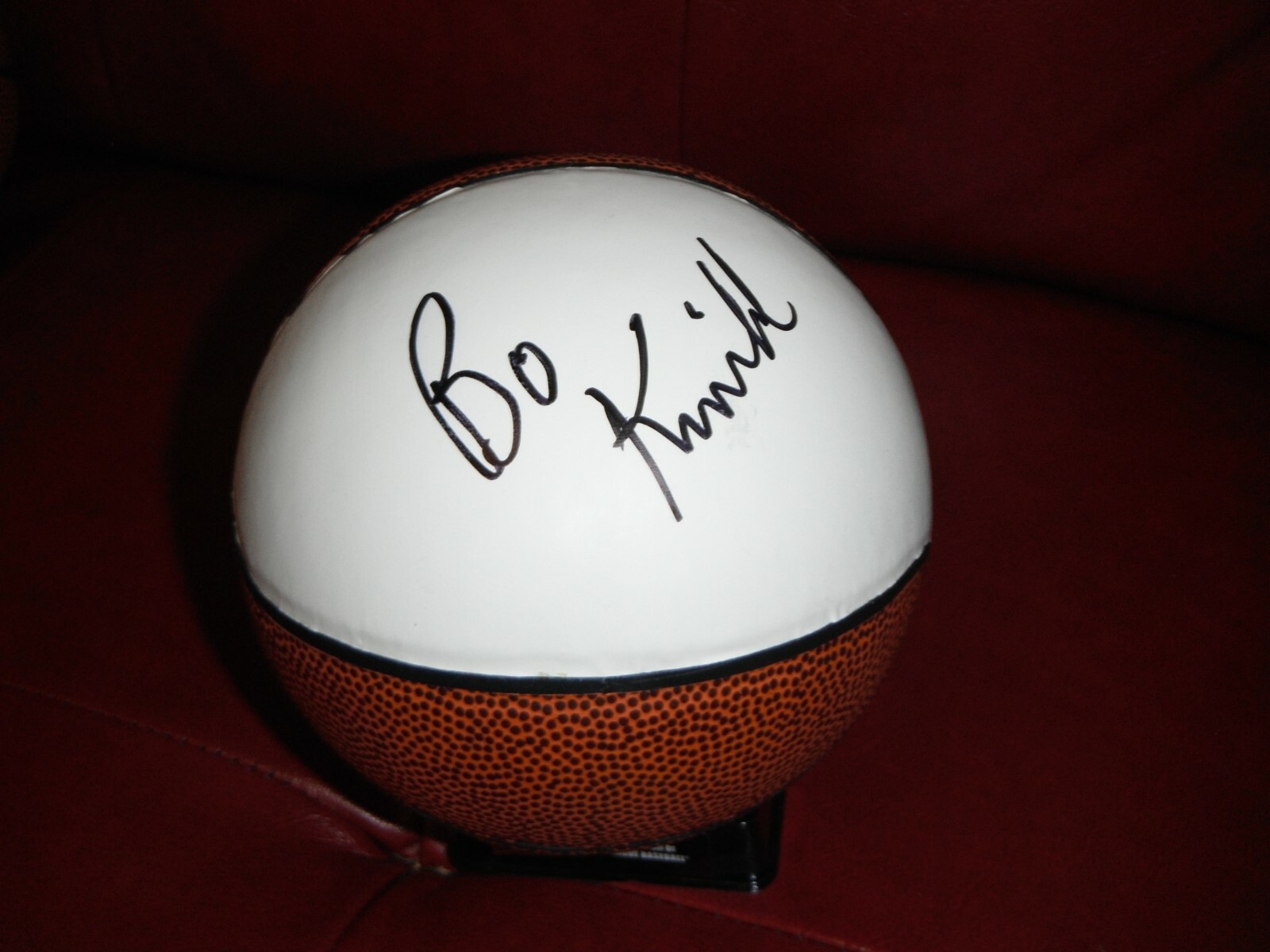 LOS ANGELES CLIPPERS BO KIMBALL SIGNED MINI WHITE LEATHER BALL Collectible Memorabilia