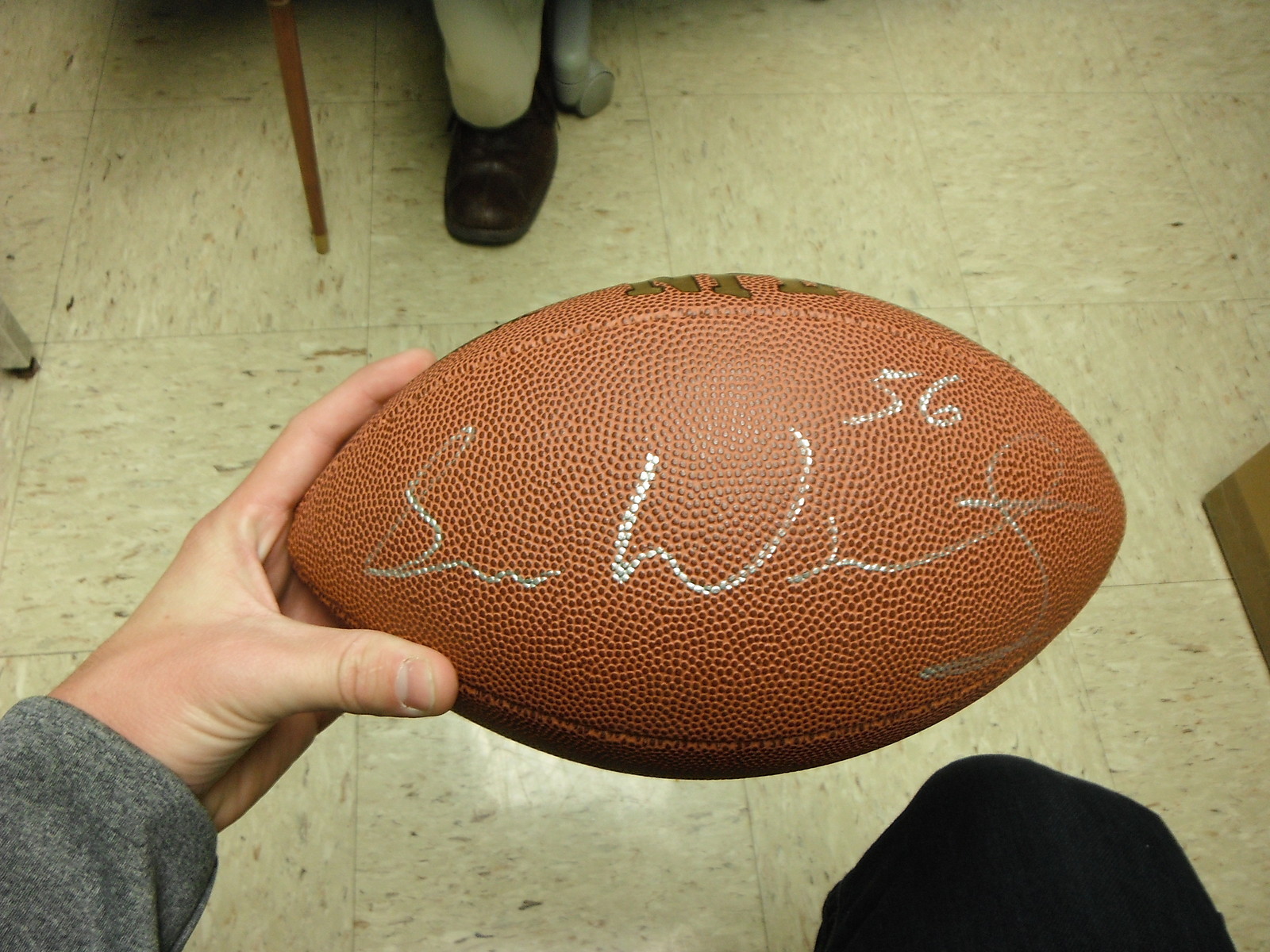 ATLANTA FALCONS SEAN WITHERSPOON SIGNED FOOTBALL RARE ROOKIE HOT Collectible Memorabilia