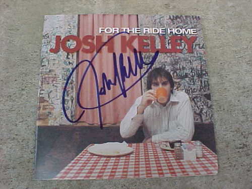 JOSH KELLEY SIGNED FOR THE RIDE HOME CD COVER Collectible Memorabilia
