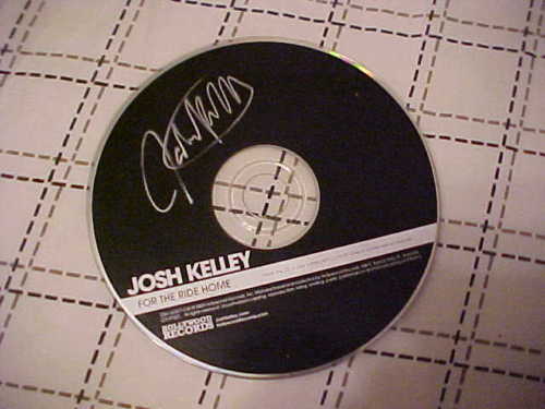 FOR THE RIDE HOME JOSH KELLEY SIGNED CD Collectible Memorabilia