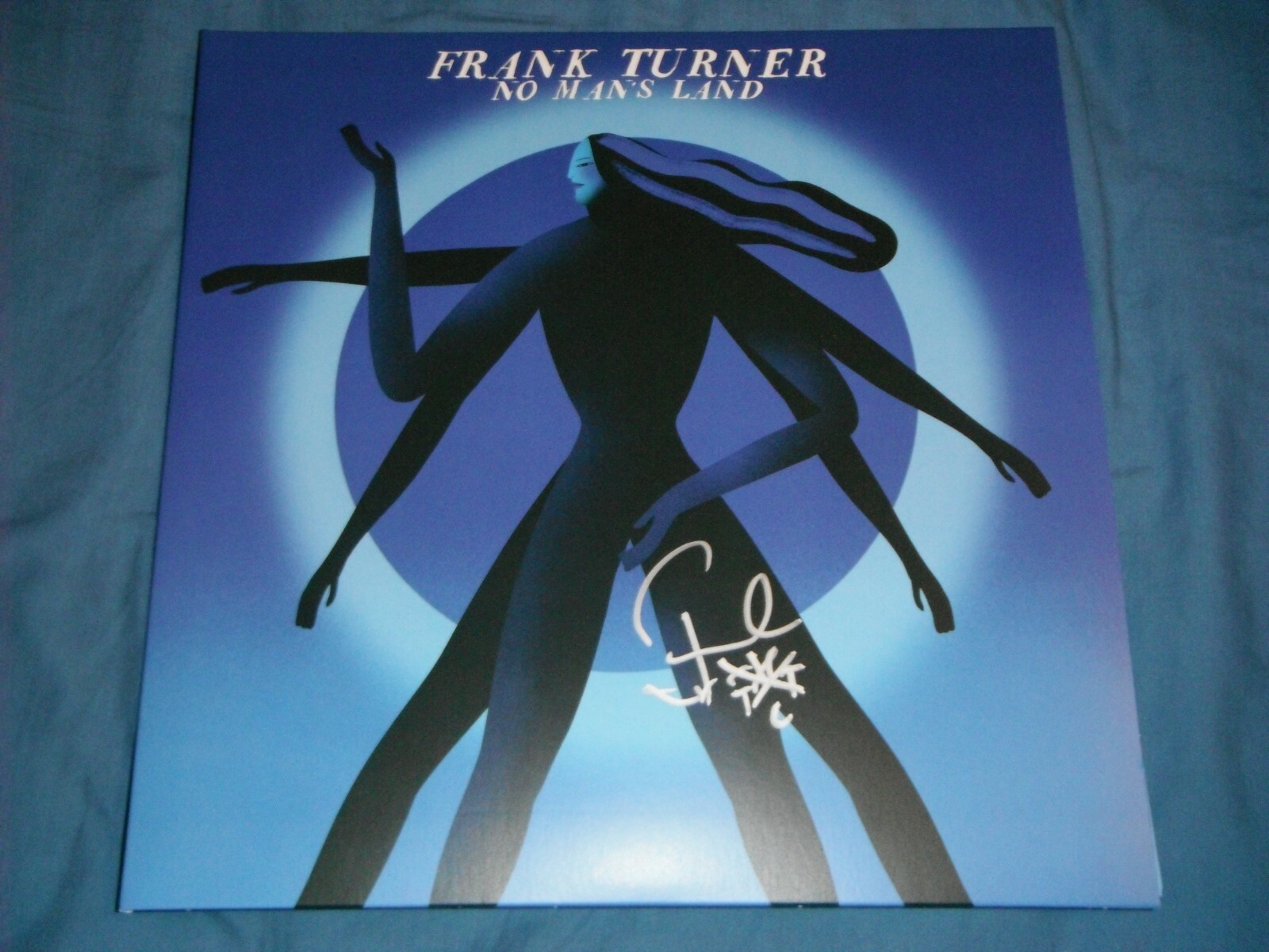 FRANK TURNER SIGNED NO MANS LAND VINYL ALBUM Collectible Memorabilia