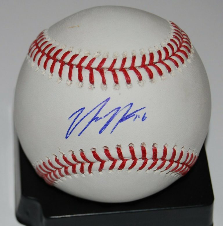 NICK NEIDERT SIGNED (MIAMI MARLINS) OML OFFICIAL MAJOR LEAGUE BASEBALL W/COA  COLLECTIBLE MEMORABILIA