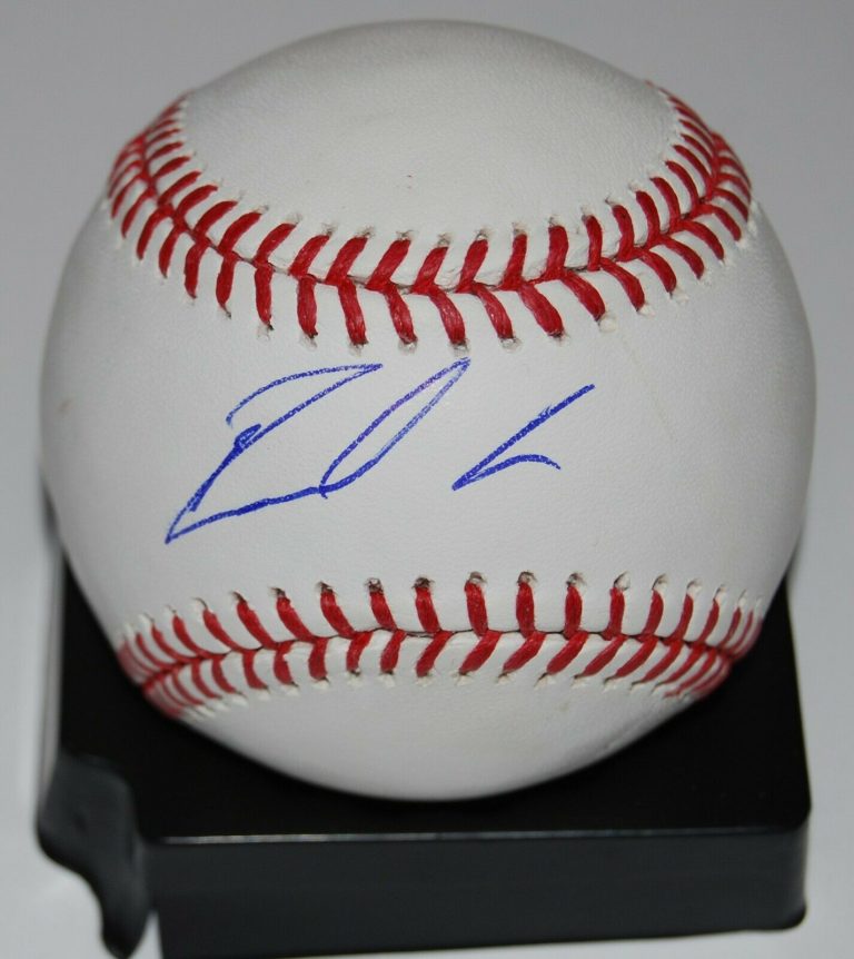 RONALDO HERNANDEZ SIGNED (TAMPA BAY RAYS) OML MAJOR LEAGUE BASEBALL W/COA  COLLECTIBLE MEMORABILIA