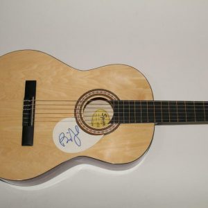 BILLY JOEL SIGNED AUTOGRAPH FENDER BRAND ACOUSTIC GUITAR - THE STRANGER, BRIDGE COLLECTIBLE MEMORABILIA