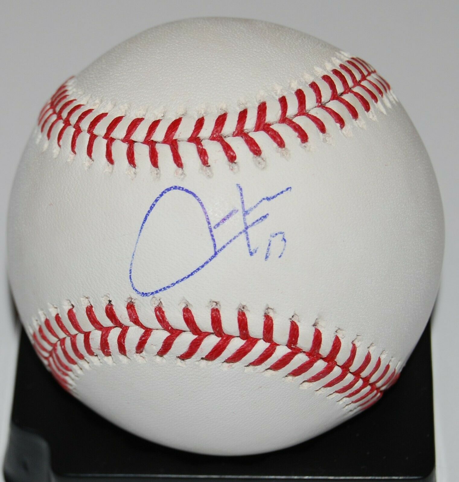 ALFONSO RIVAS signed (OAKLAND ATHLETICS A'S) OML Major league baseball W/COA Collectible Memorabilia