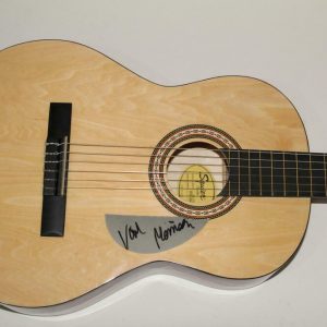 VAN MORRISON SIGNED AUTOGRAPH FENDER BRAND ACOUSTIC GUITAR - ASTRAL WEEKS, RARE COLLECTIBLE MEMORABILIA