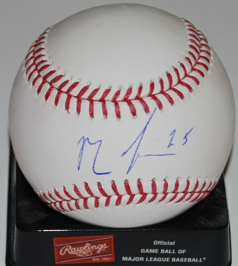 MATT THAISS SIGNED (LOS ANGELS ANGELS) OFFICIAL MAJOR LEAGUE BASEBALL W/COA  COLLECTIBLE MEMORABILIA