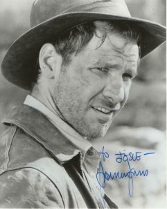 HARRISON FORD SIGNED AUTOGRAPH 8×10 PHOTO – VINTAGE FULL SIGNATURE – STAR WARS  COLLECTIBLE MEMORABILIA