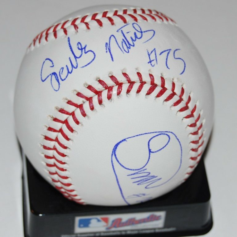 SEULY MATIAS SIGNED OML *DUAL SIG* BASEBALL (KANSAS CITY ROYALS) W/COA *PROOF*  COLLECTIBLE MEMORABILIA