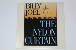 BILLY JOEL SIGNED AUTOGRAPH ALBUM VINYL RECORD THE NYLON CURTAIN, TURNSTILES PSA  COLLECTIBLE MEMORABILIA