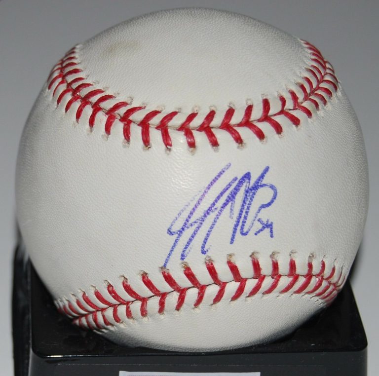 JEFF NIEMANN SIGNED (TAMPA BAY RAYS) OFFICIAL MAJOR LEAGUE BASEBALL W/COA  COLLECTIBLE MEMORABILIA