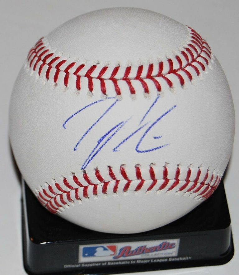 TYLER NEVIN SIGNED OML MAJOR LEAGUE BASEBALL (COLROADO ROCKIES) W/COA  COLLECTIBLE MEMORABILIA