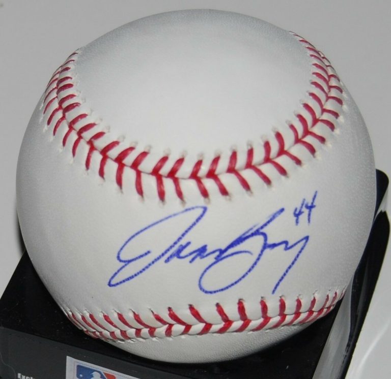 JASON BAY SIGNED MAJOR LEAGUE BASEBALL (2004 NL ROOKIE OF THE YEAR) ROY W/COA  COLLECTIBLE MEMORABILIA