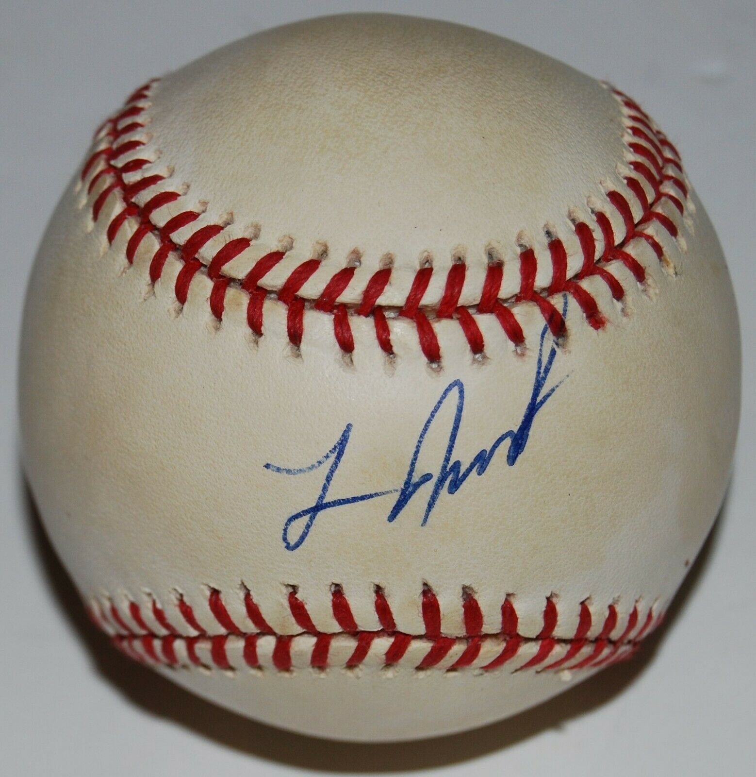 LENNY DYKSTRA signed ONL baseball (PHILADELPHIA PHILLIES) New York Mets ...