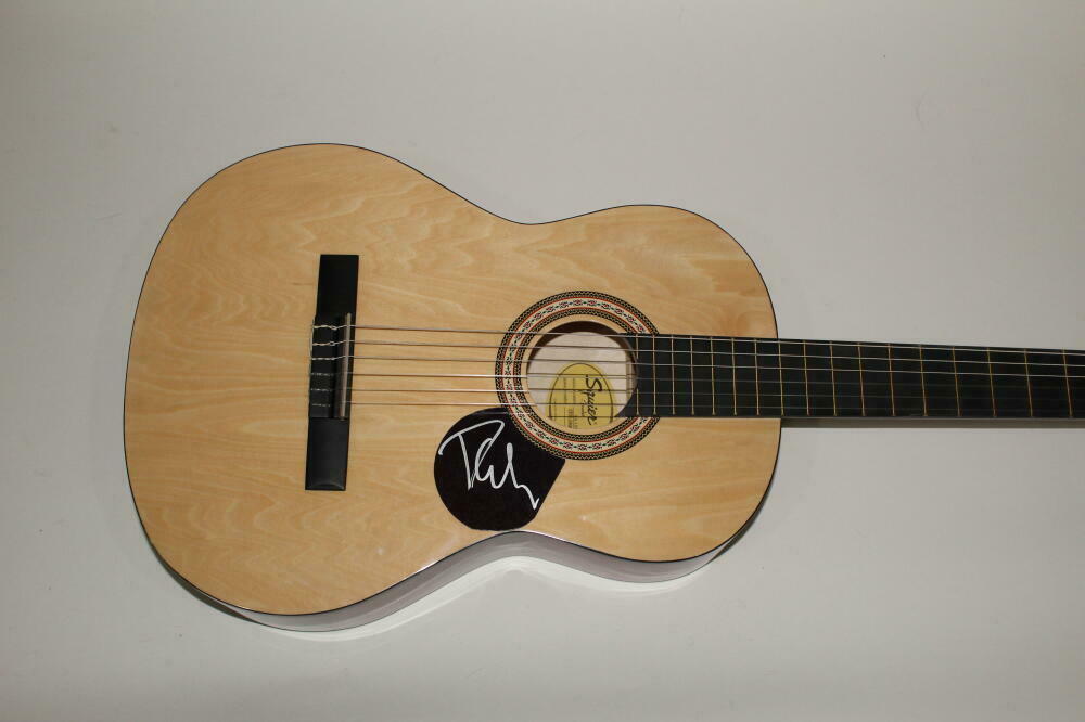 PHIL COLLEN Miniatur-Gitarre Def Leppard - Sammlerstück Im Bilderrahmen