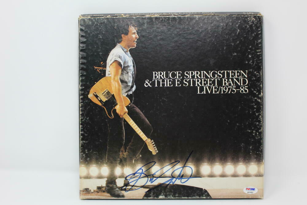 BRUCE SPRINGSTEEN SIGNED AUTOGRAPH ALBUM VINYL RECORD THE E STREET BAND ...