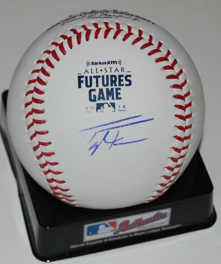 TAYLOR TRAMMELL SIGNED ML 2018 FUTURES BASEBALL (CINCINNATI REDS) W/COA *PROOF*  COLLECTIBLE MEMORABILIA