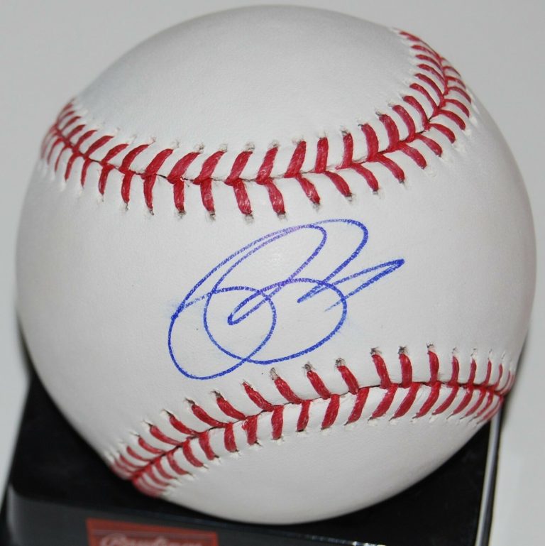 BOBBY BRADLEY SIGNED OFFICIAL MAJOR LEAGUE BASEBALL (CLEVELAND INDIANS) W/COA  COLLECTIBLE MEMORABILIA