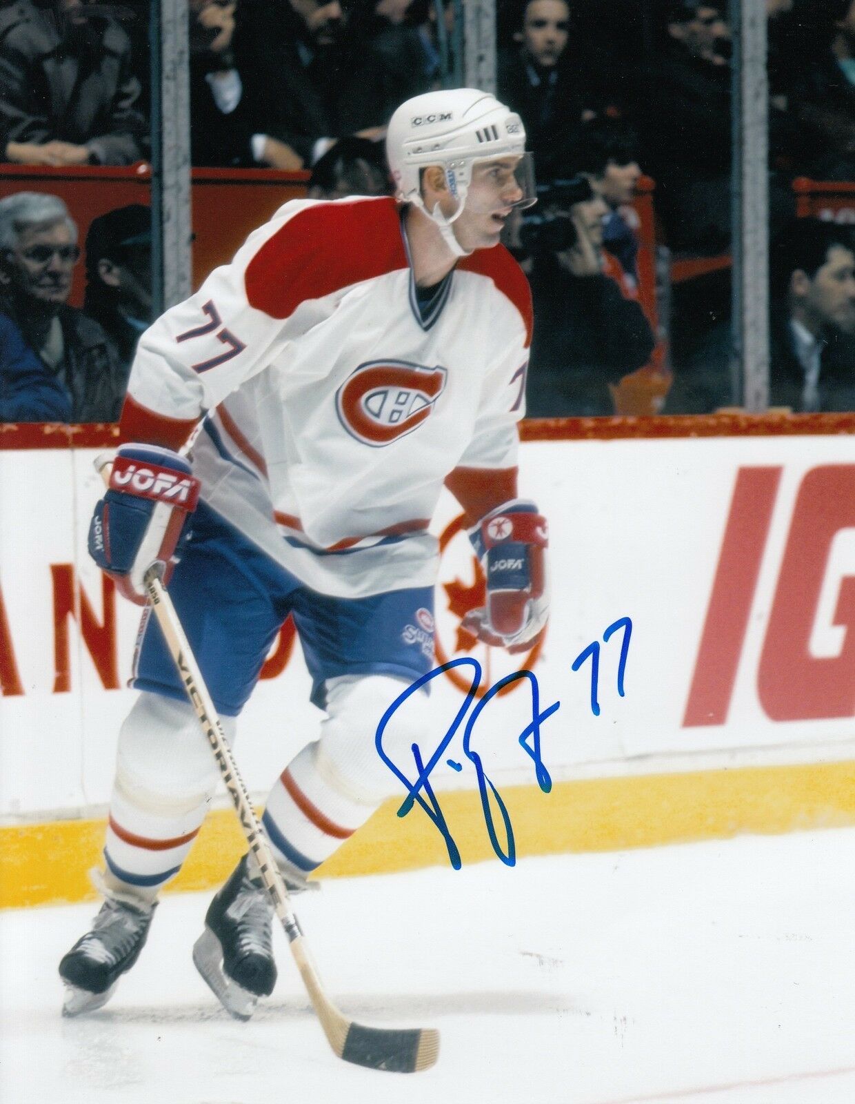 PIERRE TURGEON signed (MONTREAL CANADIENS) autographed HOCKEY 8X10 ...