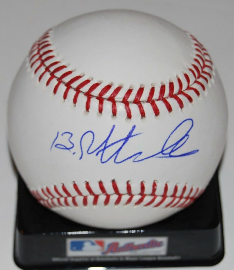 BLAKE RUTHERFORD SIGNED OML MAJOR LEAGUE BASEBALL (CHICAGO WHITE SOX) W/COA  COLLECTIBLE MEMORABILIA