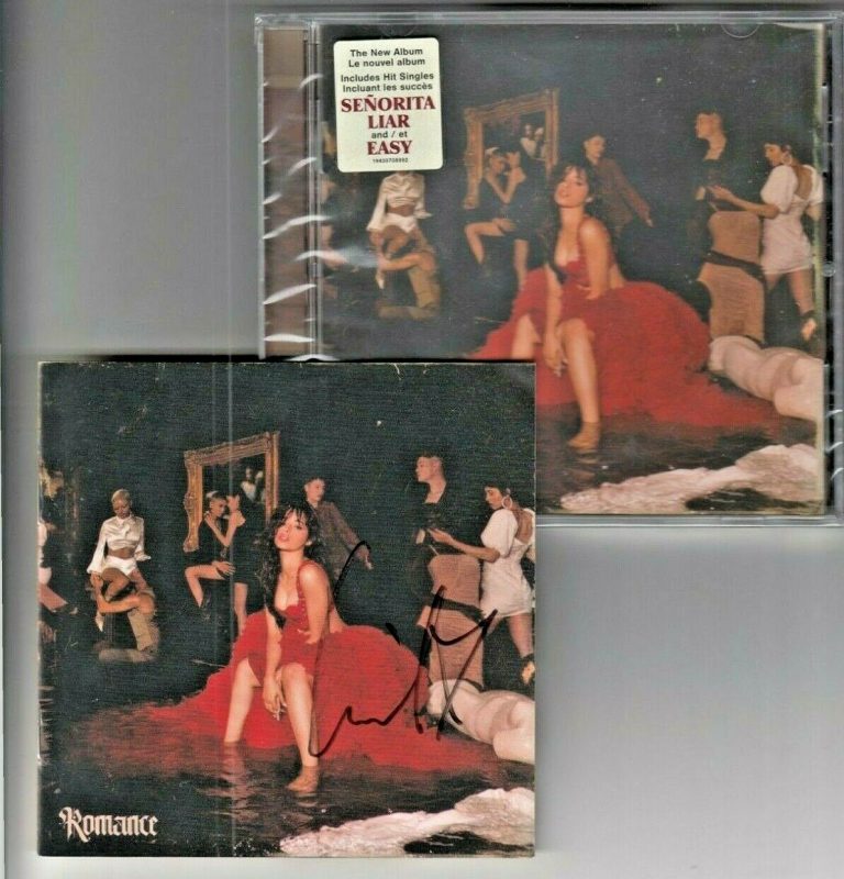 CAMILA CABELLO SIGNED (ROMANCE) CD COVER + SEALED CD *EASY* BRAND NEW W/COA #2  COLLECTIBLE MEMORABILIA