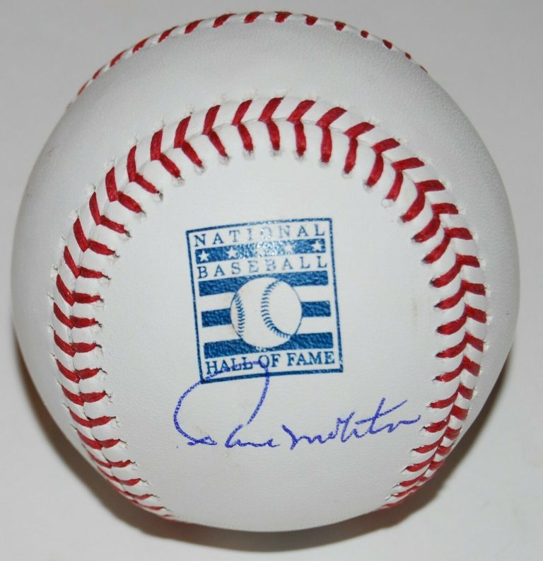 PAUL MOLITOR SIGNED (MINNESOTA TWINS) HOF HALL OF FAME LOGO OML BASEBALL W/COA  COLLECTIBLE MEMORABILIA