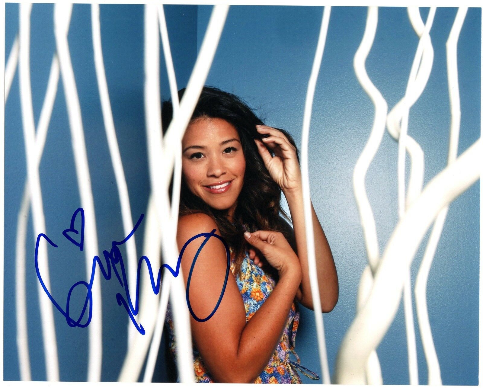 Gina Rodriguez Jane the Virgin Filly Brown Signed 8x10 Photo w/COA 2