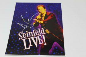 JERRY SEINFELD SIGNED AUTOGRAPH 11X14 PHOTO – BEE MOVIE, COMEDIANS IN CARS, LIVE  COLLECTIBLE MEMORABILIA