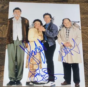 JERRY SEINFELD & CAST SIGNED AUTOGRAPH 11×14 PROMO PHOTO – DREYFUS ALEXANDER A  COLLECTIBLE MEMORABILIA