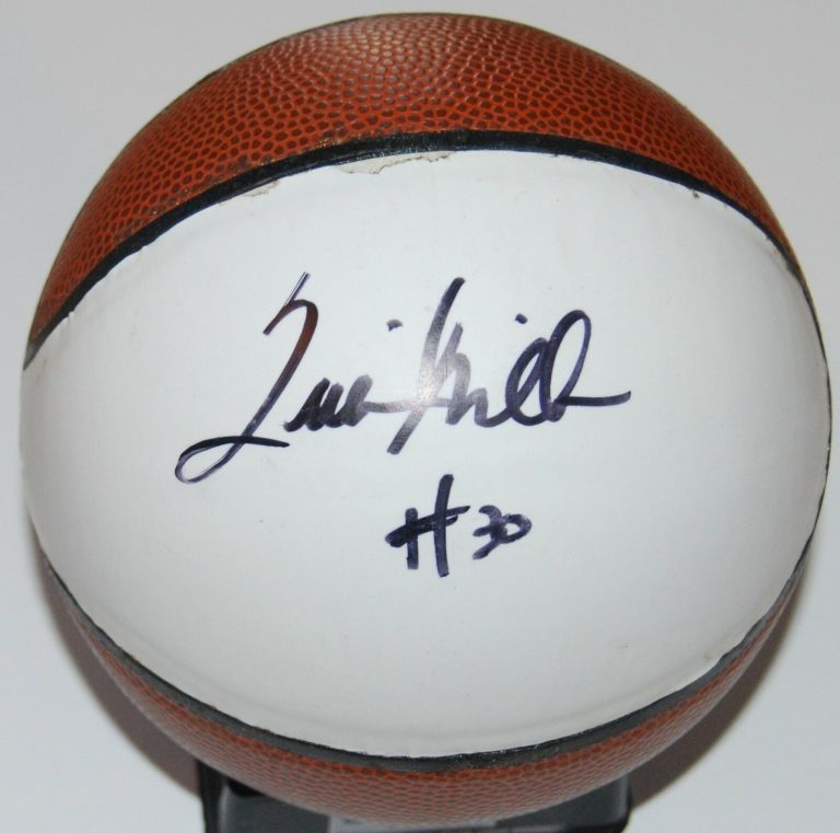 QUINCY MILLER SIGNED (BAYLOR BEARS) MINI BASKETBALL *BROSE BAMBERG* W/COA  COLLECTIBLE MEMORABILIA