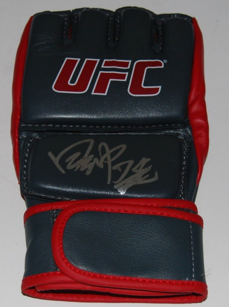 HATSU HIOKI SIGNED (UFC FIGHTING GLOVE) MMA *JAPAN JAPANESE* IRON BROOM W/COA  COLLECTIBLE MEMORABILIA