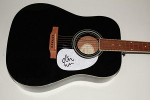 KEITH URBAN SIGNED AUTOGRAPH GIBSON EPIPHONE ACOUSTIC GUITAR – COUNTRY LEGEND  COLLECTIBLE MEMORABILIA