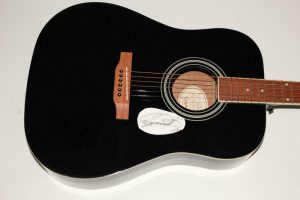 ROGER DALTREY SIGNED AUTOGRAPH GIBSON EPIPHONE ACOUSTIC GUITAR – THE WHO, RARE!  COLLECTIBLE MEMORABILIA