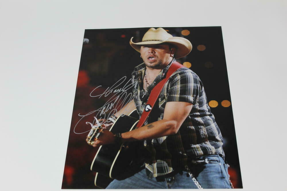 JASON ALDEAN SIGNED AUTOGRAPH 11X14 PHOTO - COUNTRY MUSIC NIGHT TRAIN ...