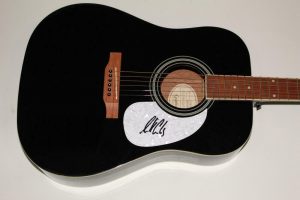 LUKE COMBS SIGNED AUTOGRAPH GIBSON EPIPHONE ACOUSTIC GUITAR – COUNTRY M ID: 9478  COLLECTIBLE MEMORABILIA