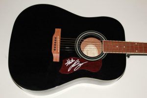 LUKE BRYAN SIGNED AUTOGRAPH GIBSON EPIPHONE ACOUSTIC GUITAR – COUNTRY MUSIC STAR  COLLECTIBLE MEMORABILIA