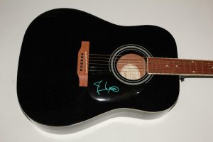 JIM CUDDY SIGNED AUTOGRAPH GIBSON EPIPHONE ACOUSTIC GUITAR – BLUE RODEO, RARE!  COLLECTIBLE MEMORABILIA