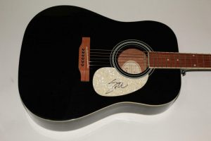 ERIC CHURCH SIGNED AUTOGRAPH GIBSON EPIPHONE ACOUSTIC GUITAR – SINNERS LIKE ME  COLLECTIBLE MEMORABILIA