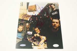 COLDPLAY FULL BAND (X4) SIGNED AUTOGRAPH 8X10 PHOTO -VINTAGE CHRIS MARTIN +3 JSA  COLLECTIBLE MEMORABILIA
