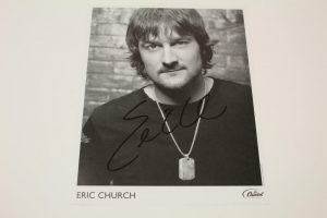 ERIC CHURCH SIGNED AUTOGRAPH 8X10 PHOTO – RARE YOUNG PROMO, CAROLINA, CHIEF  COLLECTIBLE MEMORABILIA