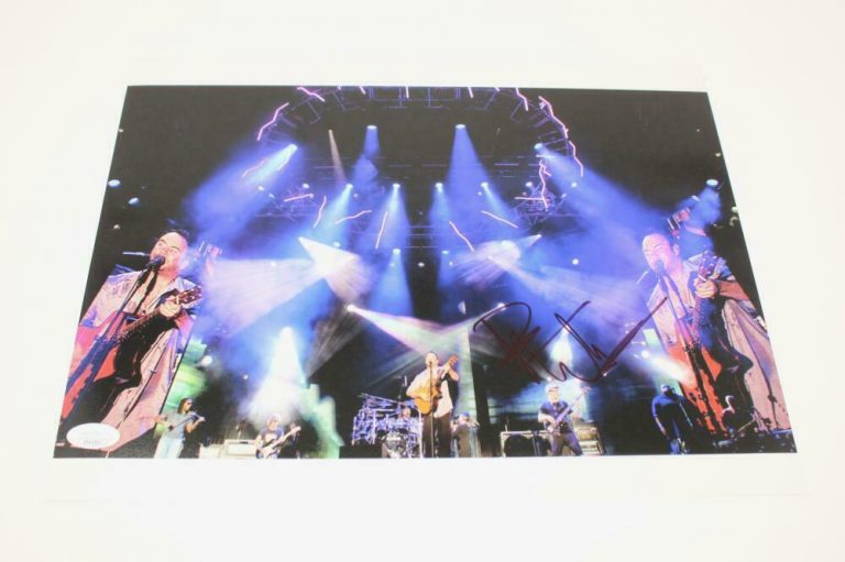 DAVE MATTHEWS SIGNED AUTOGRAPH 11×14 PHOTO BAND UNDER THE TABLE AND DREAMING JSA  COLLECTIBLE MEMORABILIA