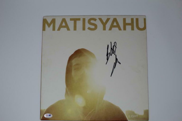 MATISYAHU SIGNED AUTOGRAPH ALBUM VINYL RECORD – LIGHT, YOUTH, ONE DAY RAPPER PSA  COLLECTIBLE MEMORABILIA