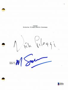 MARTIN SCORSESE & NICHOLAS PILEGGI SIGNED AUTOGRAPH – CASINO FULL MOVIE SCRIPT  COLLECTIBLE MEMORABILIA