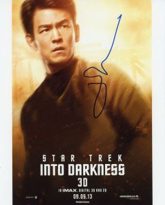 JOHN CHO “STAR TREK: INTO DARKNESS” AUTOGRAPH SIGNED 8×10 PHOTO ACOA  COLLECTIBLE MEMORABILIA