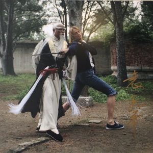 YUEN WOO-PING SIGNED AUTOGRAPH "KILL BILL" SUPER RARE FIGHT MASTER 11x14 PHOTO A COLLECTIBLE MEMORABILIA