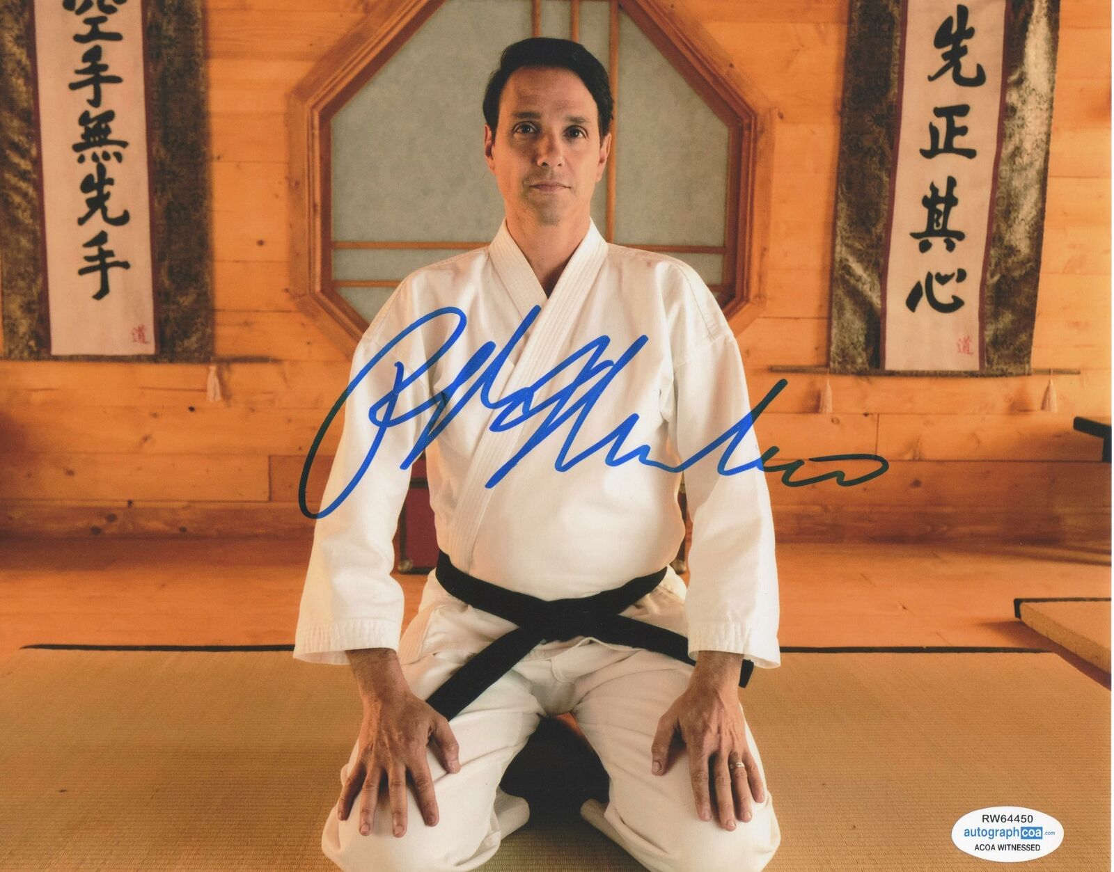 Ralph Macchio Autograph Signed Cobra Kai 8x10 ACOA Witness ITP Collectible Memorabilia Autographia